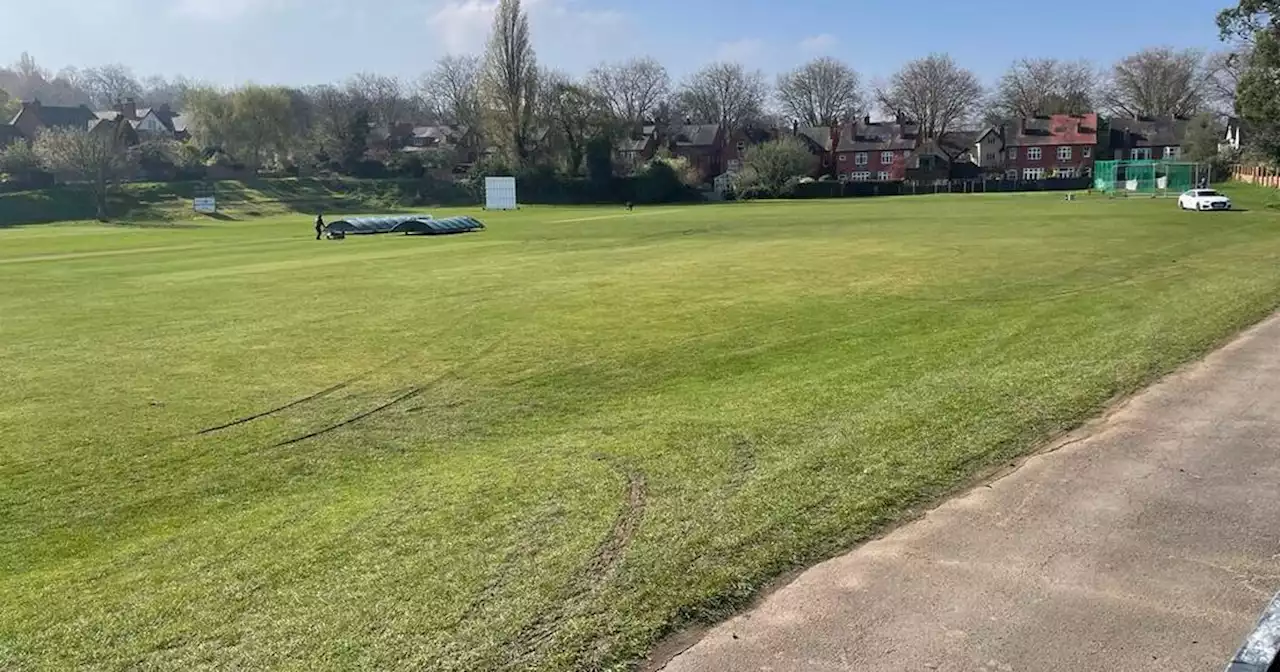 Cricket ground 'absolutely ruined' by human waste and tyre marks