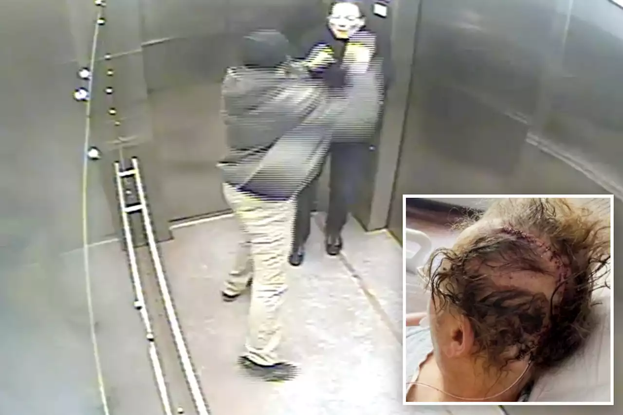 Video shows disabled NYC man getting sucker-punched, collapsing inside elevator