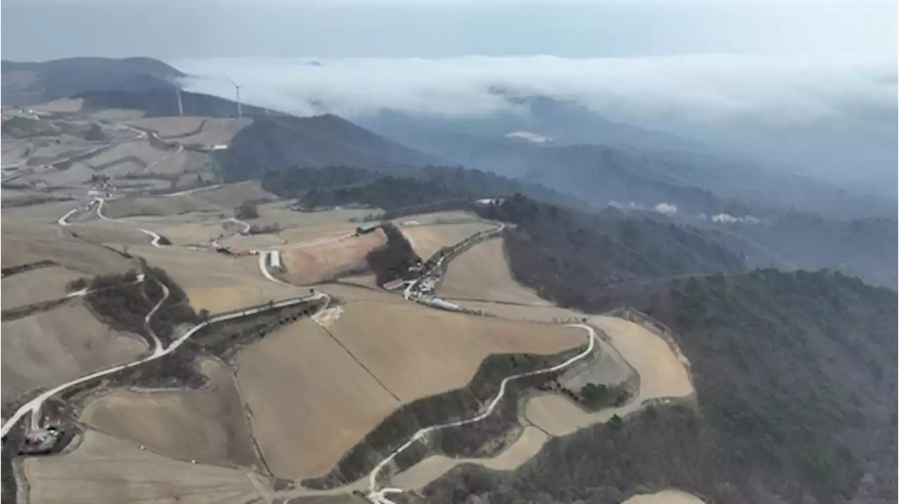 해발 1100m... 5월엔 소가 밭 가는 장면도 볼 수 있다