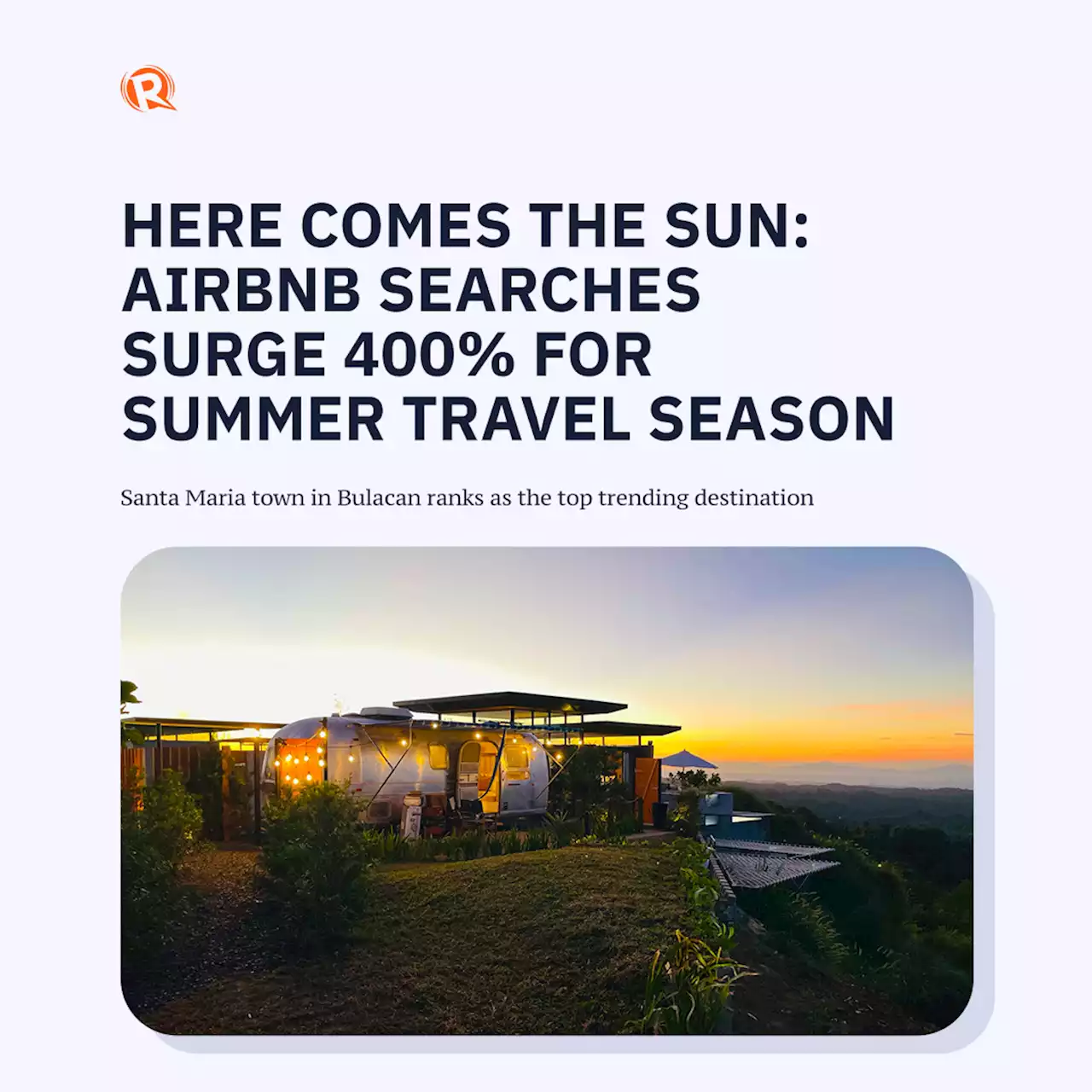 Here comes the sun: Airbnb searches surge 400% for summer travel season