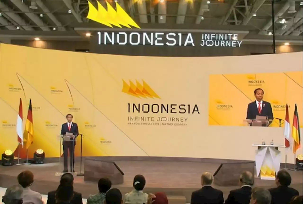 Ada Kapal Pinisi di Paviliun Indonesia Hannover Messe 2023 |Republika Online