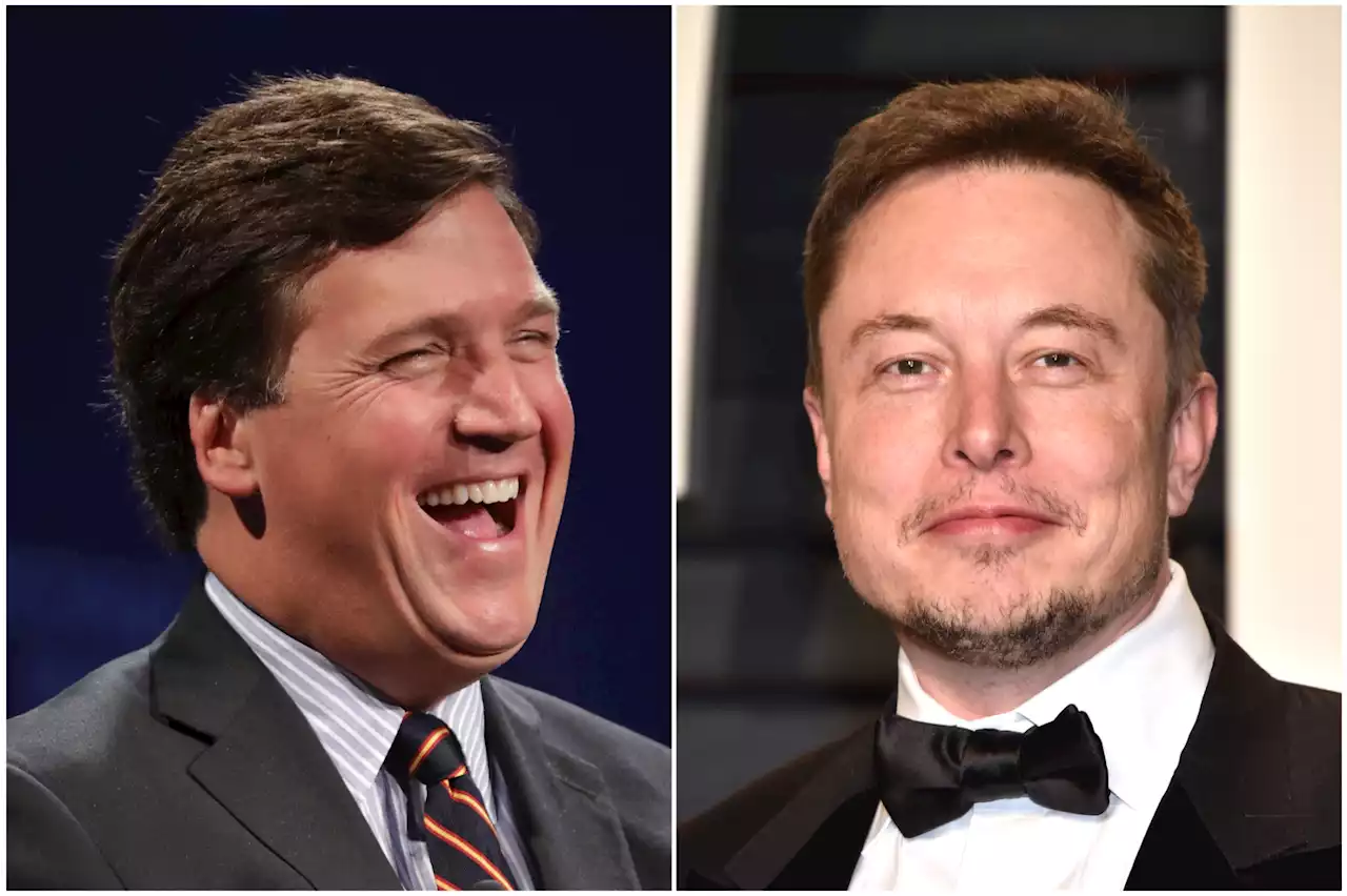 Tucker Carlson and Elon Musk Pretend Twitter Isn't Burning