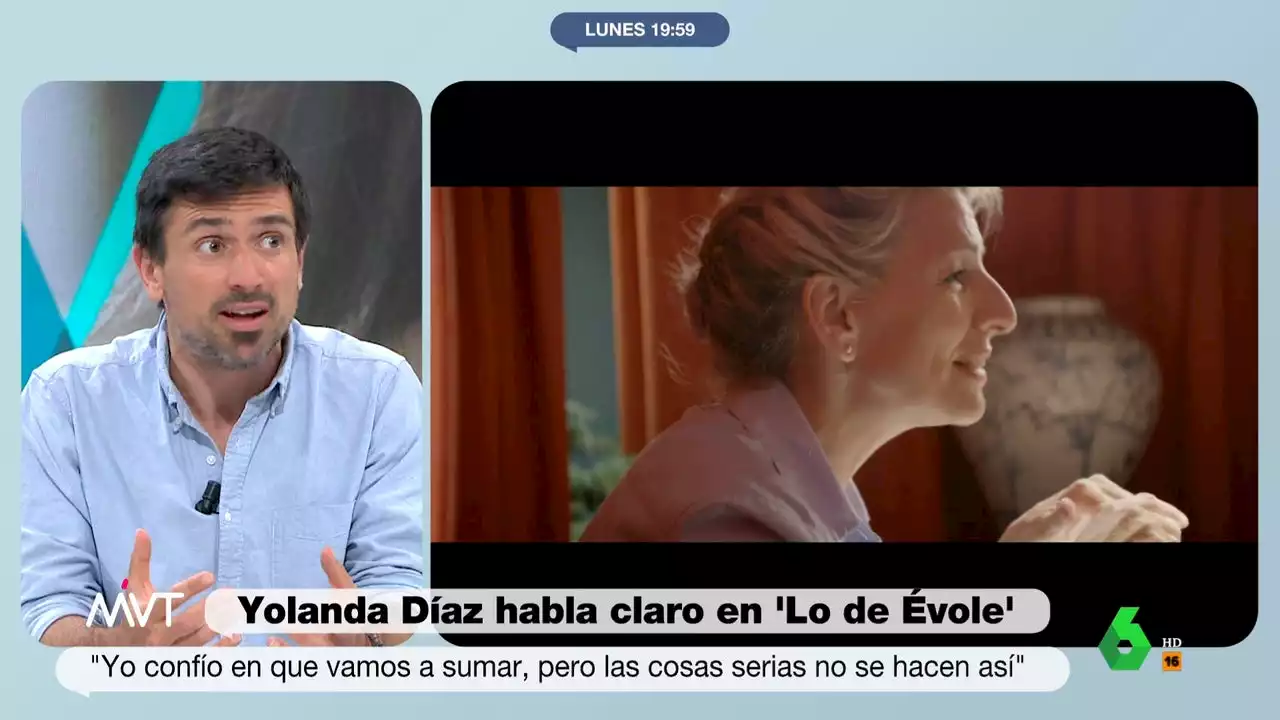 Ramón Espinar, contundente con la entrevista de Yolanda Díaz con Évole: 'Iglesias está torpedeando su candidatura'