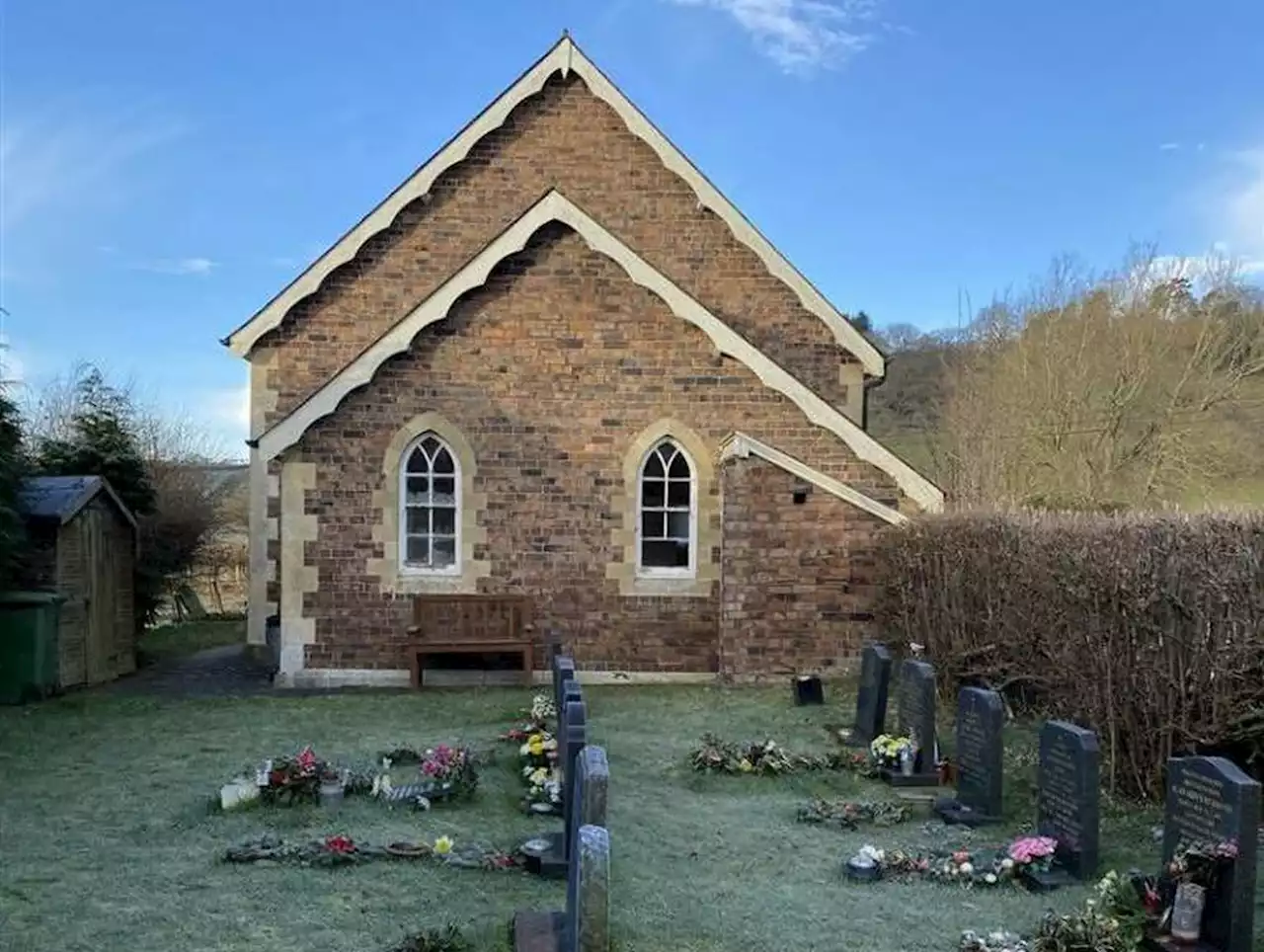 Shropshire village's former baptist church with working graveyard up for auction