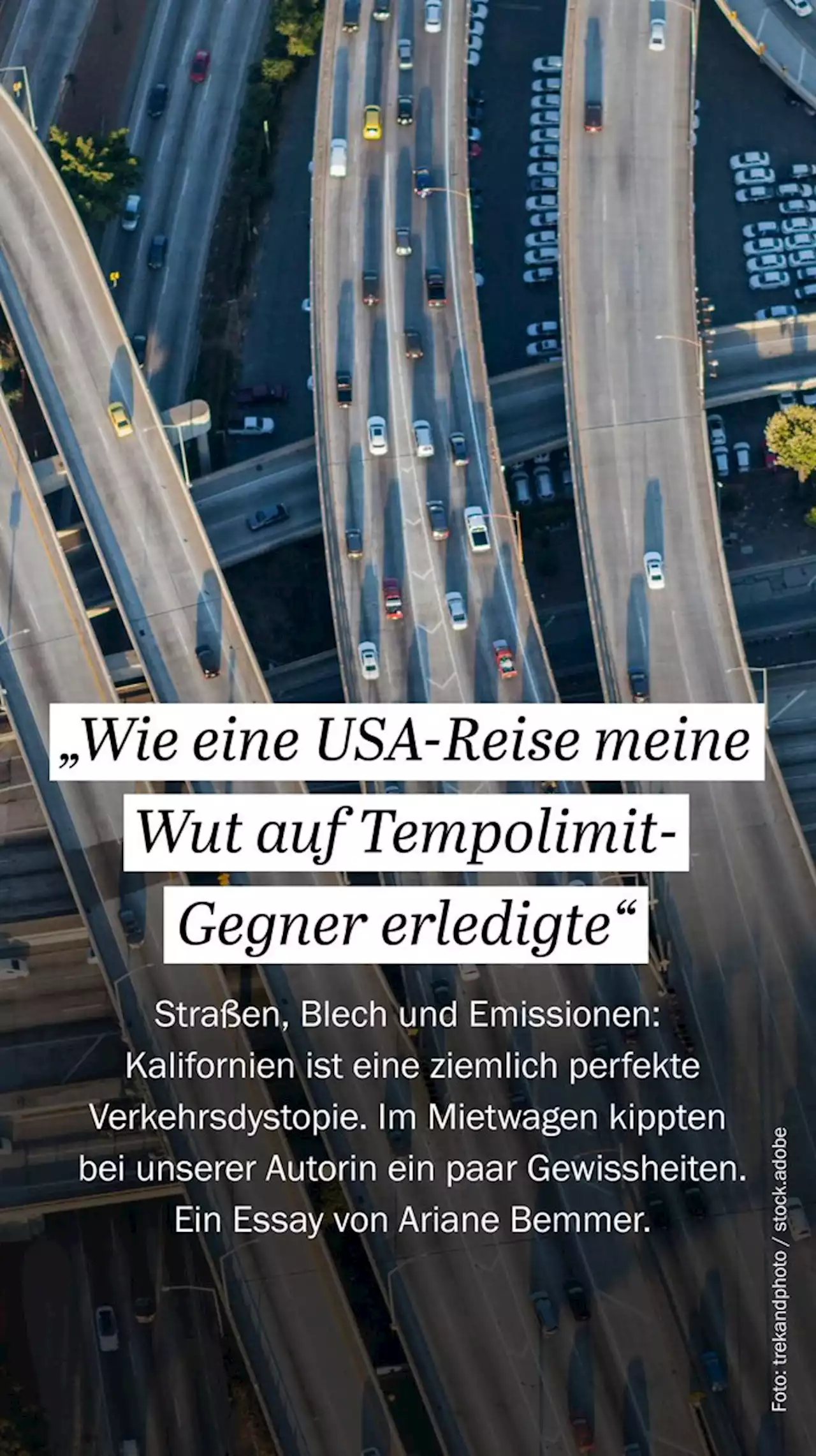 Der Autoirrsinn von Los Angeles: Wie eine USA-Reise meine Wut auf Tempolimit-Gegner erledigte