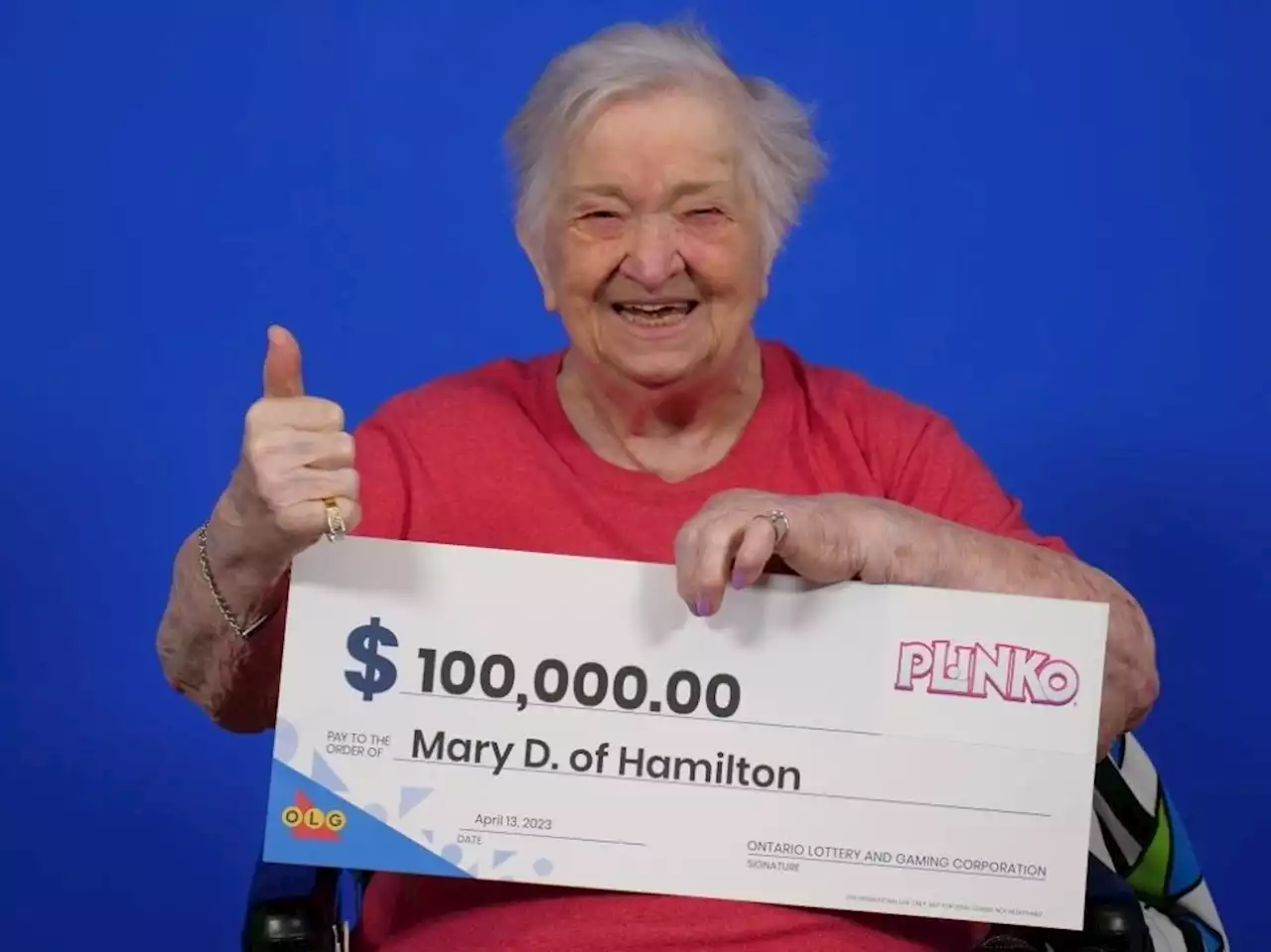 Hamilton grandma eyes new wheelchair with lotto loot