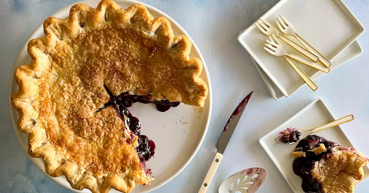 Homemade Blueberry Pie