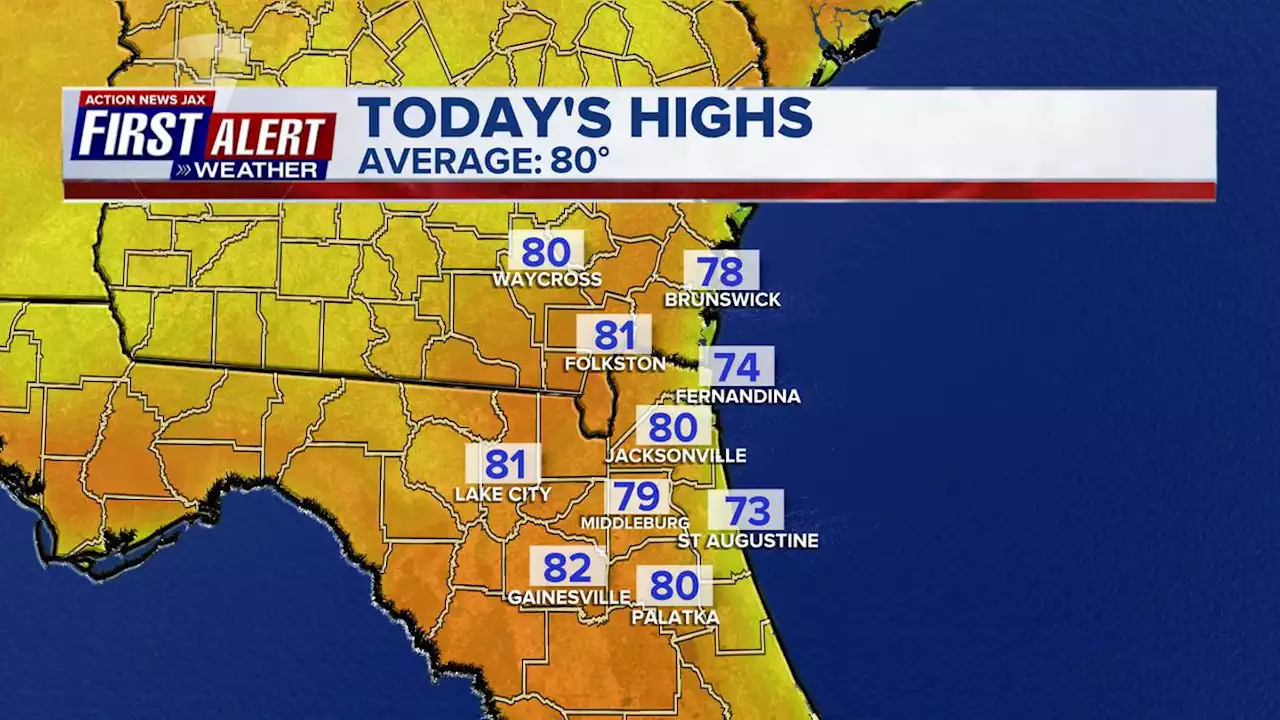 Comfortably mild temperatures to continue