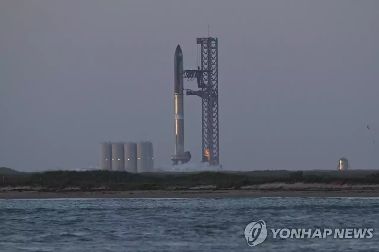 스페이스X, 달·화성 우주선 '스타십' 첫 궤도 시험비행 연기(종합2보) | 연합뉴스