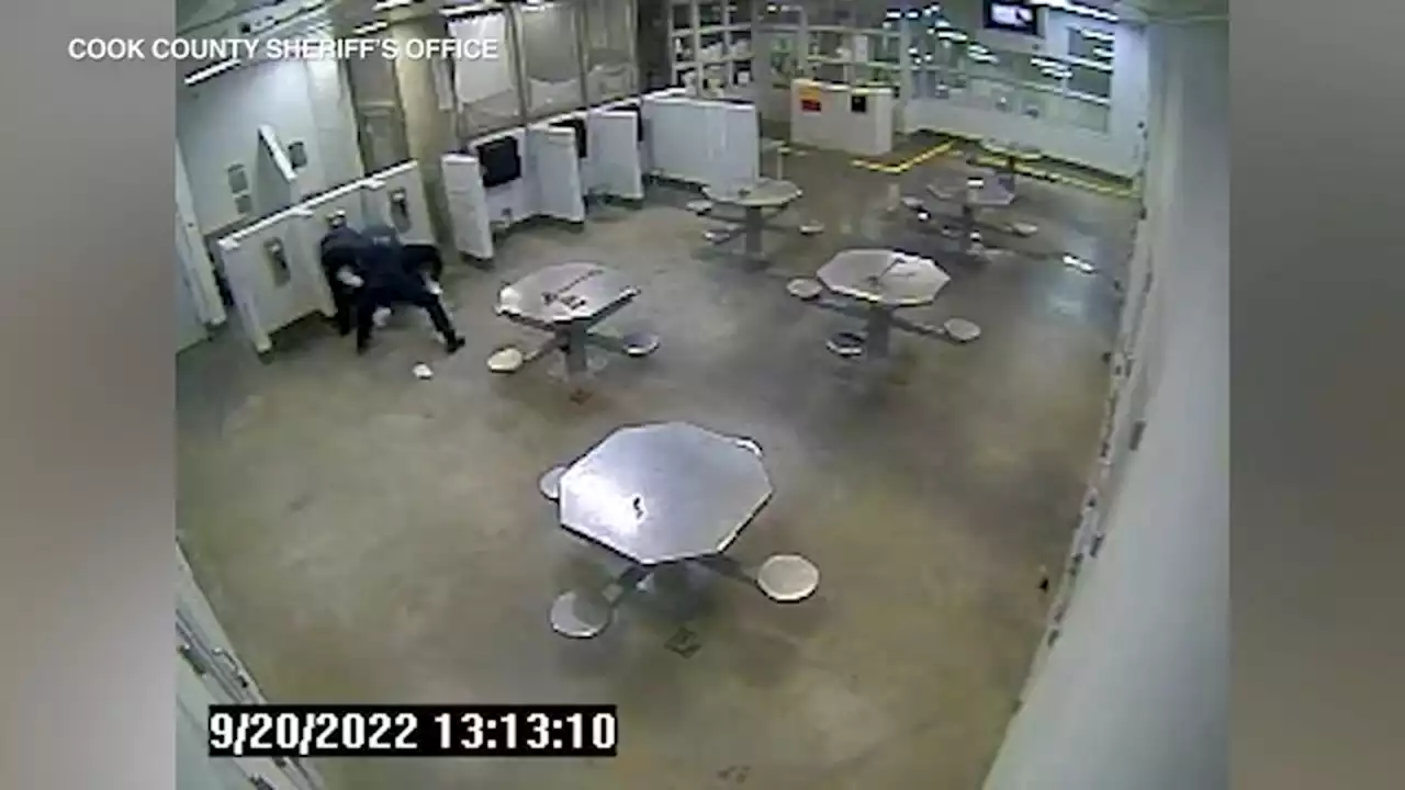 Cook County Jail correctional officer seen punching detainee on surveillance video