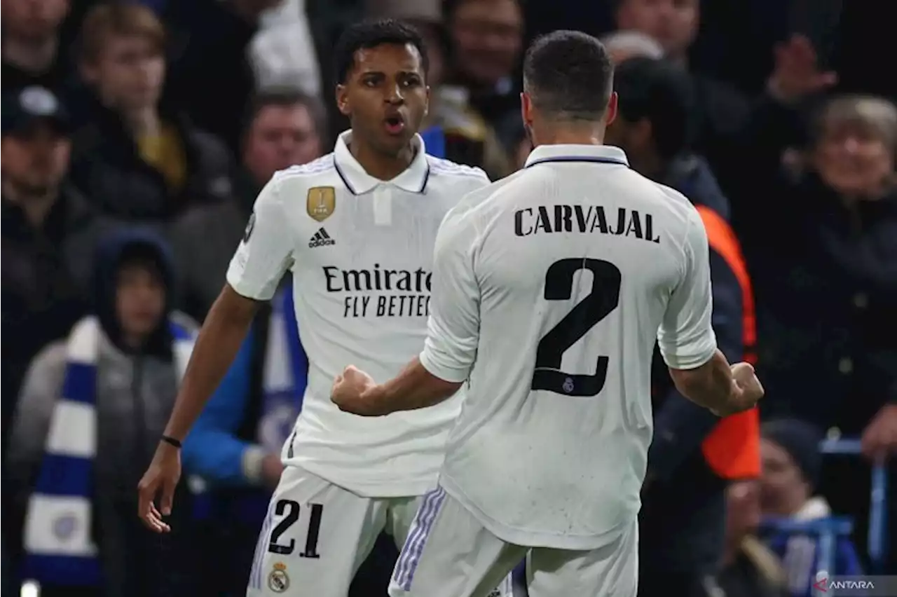 Menang 2-0 atas Chelsea, Real Madrid amankan tiket ke semifinal