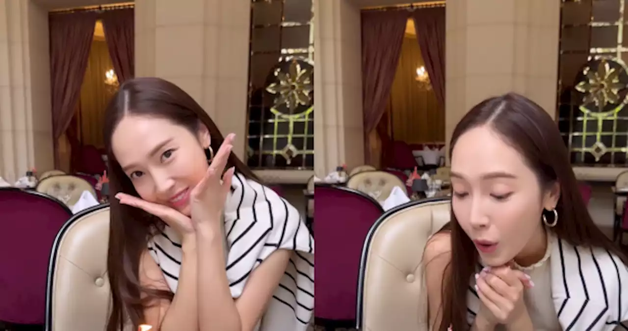 Jessica Jung celebrates birthday in Singapore with fashion designer Yoyo Cao