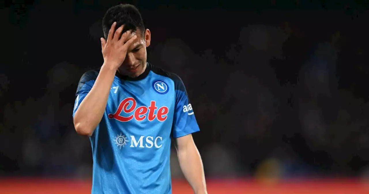 Prensa en Italia destroza al 'Chucky' Lozano por eliminación del Napoli en Champions League