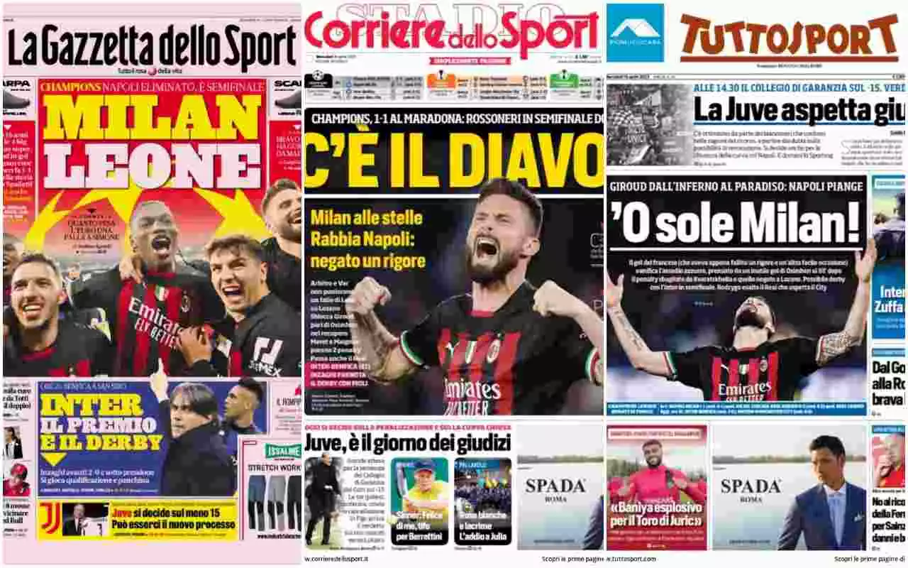 Rassegna stampa, le prime pagine dei quotidiani sportivi del 19 aprile - Calciomercato