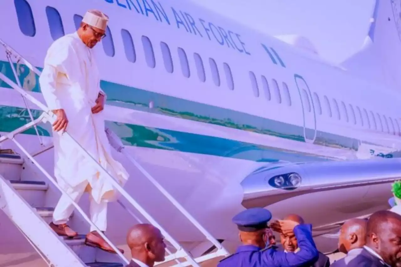 Buhari returns to Abuja after 8-day visit to Saudi Arabia