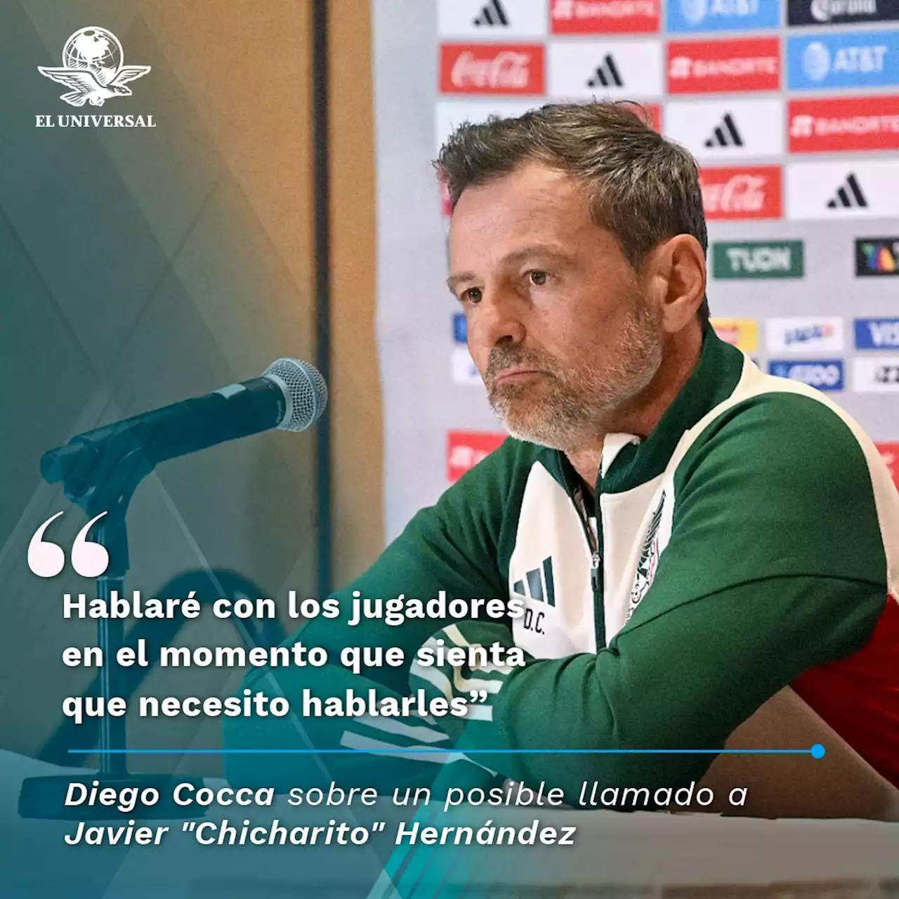 Diego Cocca asegura que habló con el Chicharito Hernández 'y dejamos las cosas claras'