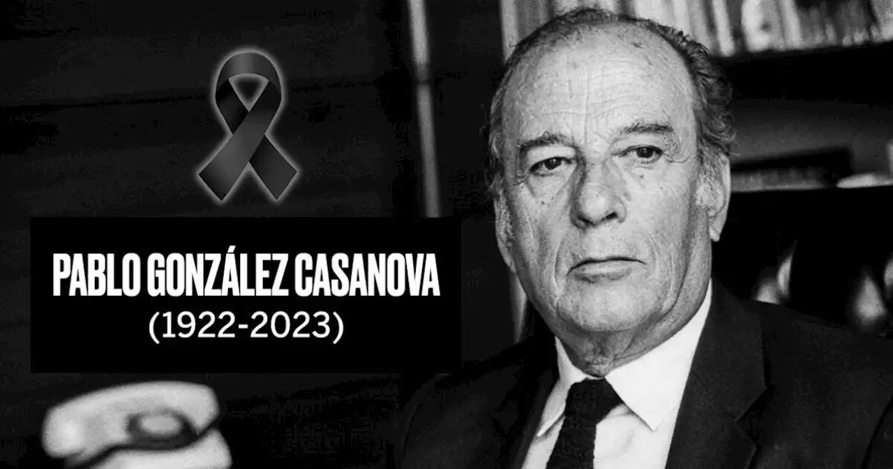 Fallece Pablo González Casanova, exrector de la UNAM