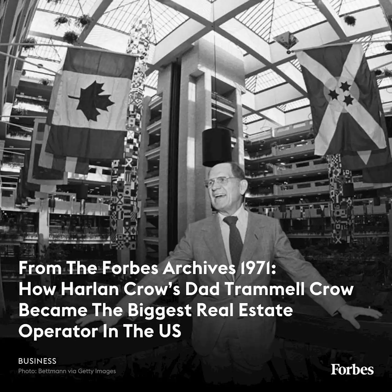 From The Forbes Archives 1971: How Harlan Crow’s Dad Trammell Crow Became The Biggest Real Estate Operator In The U.S.