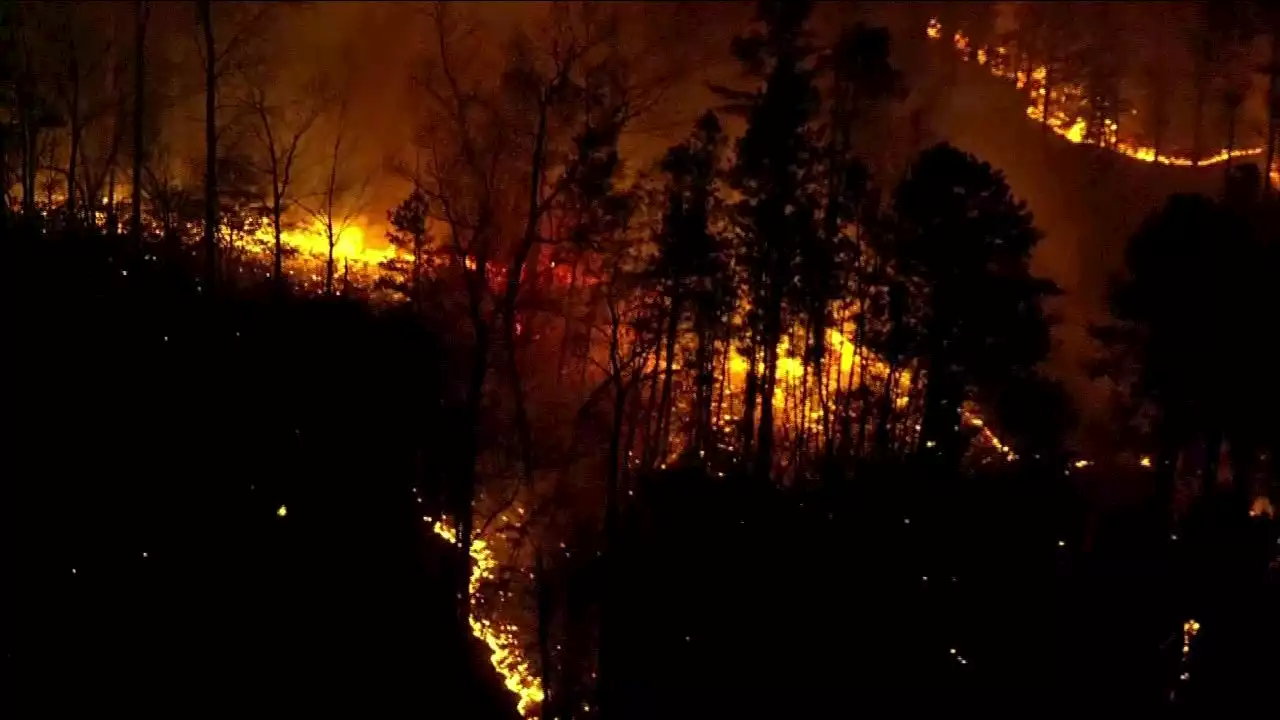 Over 250 acres scorched in 65% contained wildfire in Washington Township