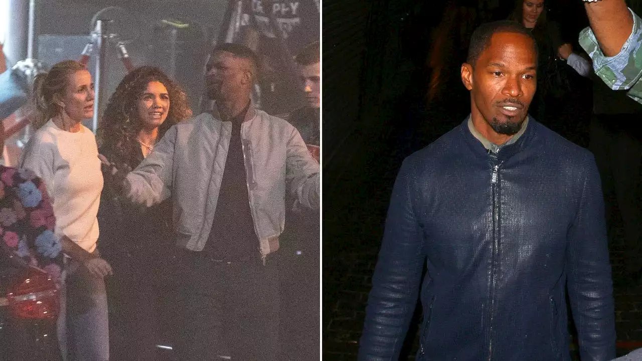 Jamie Foxx's body double films with Cameron Diaz as star recovers from mystery illness