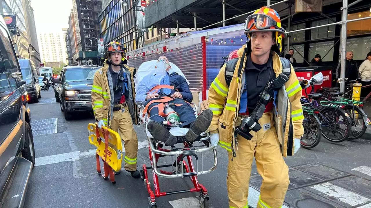 New York City parking garage collapses, leaving multiple people injured, trapped