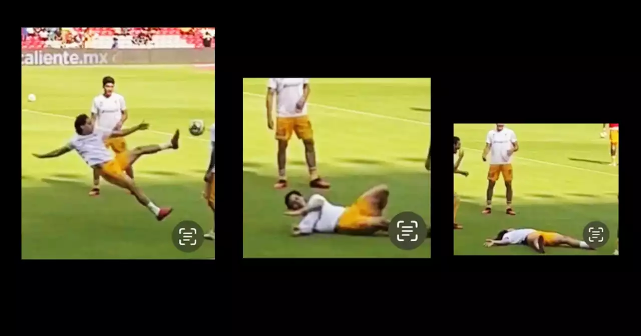 ¡Mamá, métame en arroz! Diego Lainez y el costalazo en un ‘torito’ con los Tigres (VIDEO)