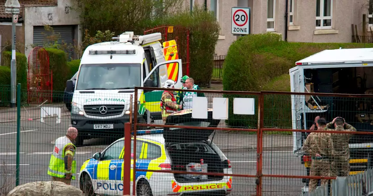 Man due in court as police still on Glasgow scene after 'suspect item' removal