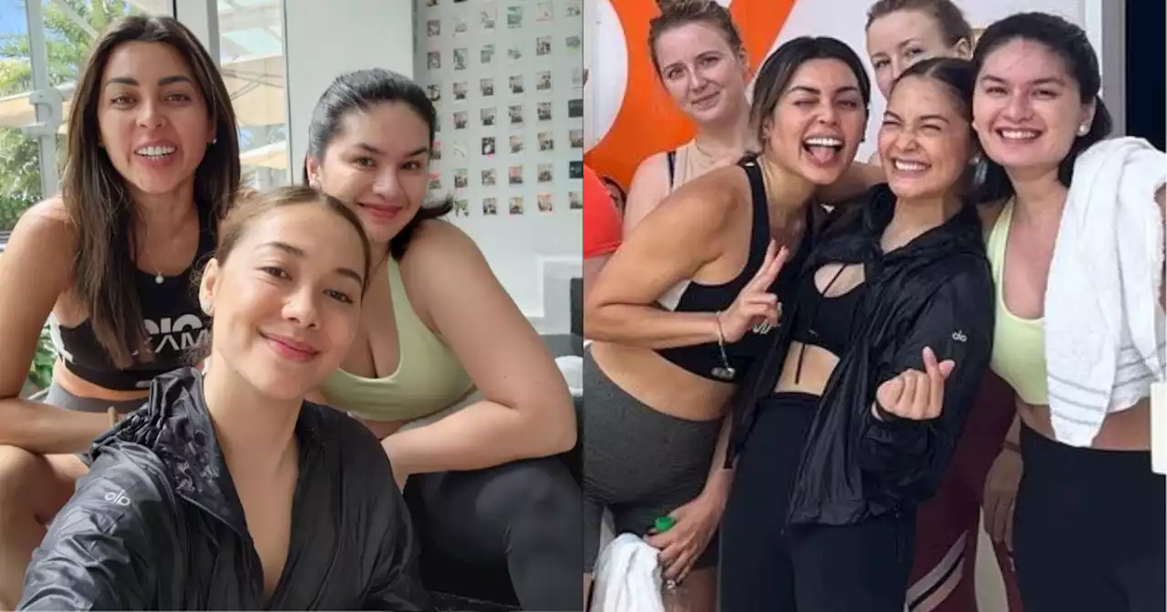 Pauleen Luna recruits Maja Salvador, MJ Lastimosa to spin class