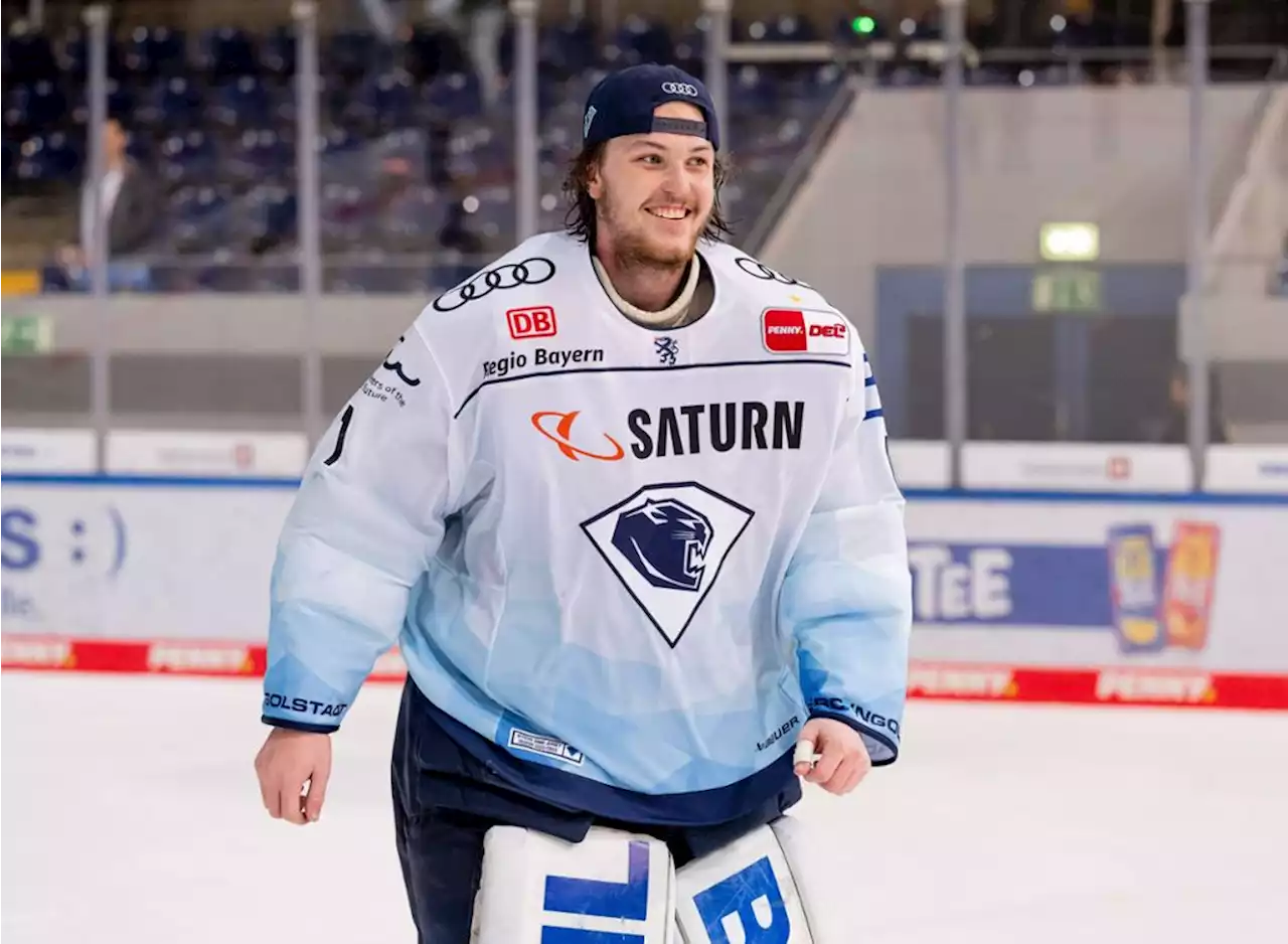 Straubinger im DEL-Finale: Jonas Stettmer trumpft auf: Erst mal in die Eistonne - idowa