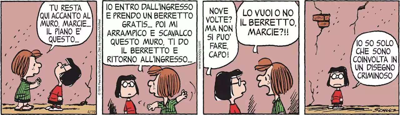 Peanuts 2023 aprile 19 - Il Post