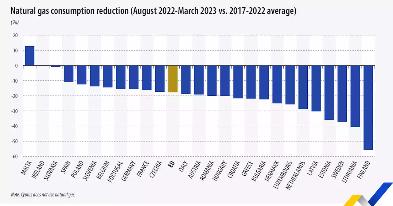 Ireland fails to meet EU gas reduction target of 15% after Ukraine war