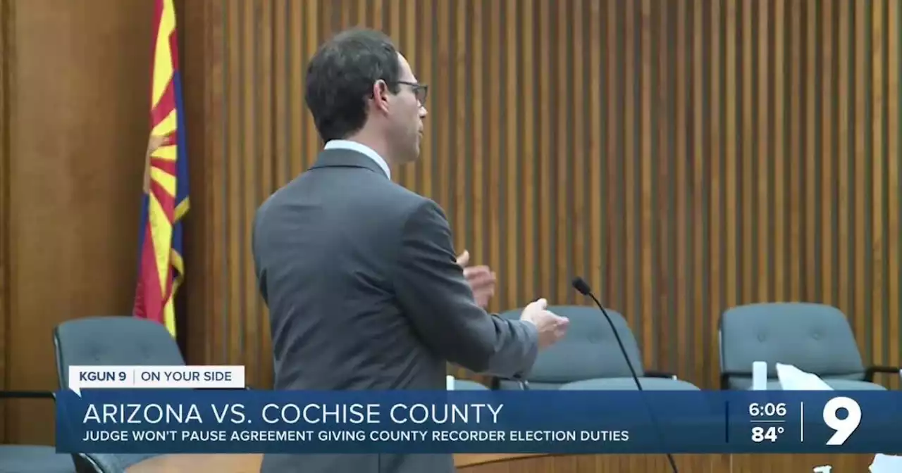 Judge rejects effort to remove Cochise Co. Elections Director