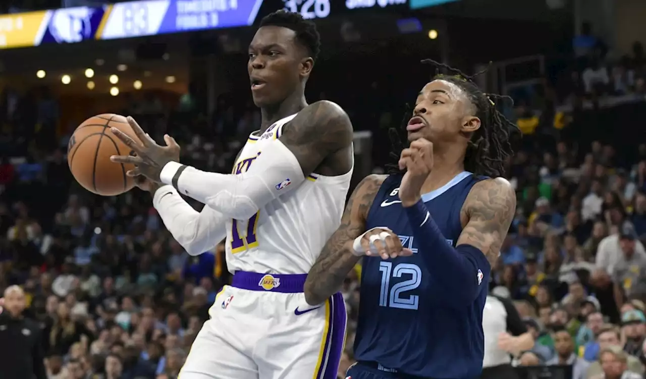 Lakers say it’s about them in Game 2, not injured Grizzlies guard Ja Morant