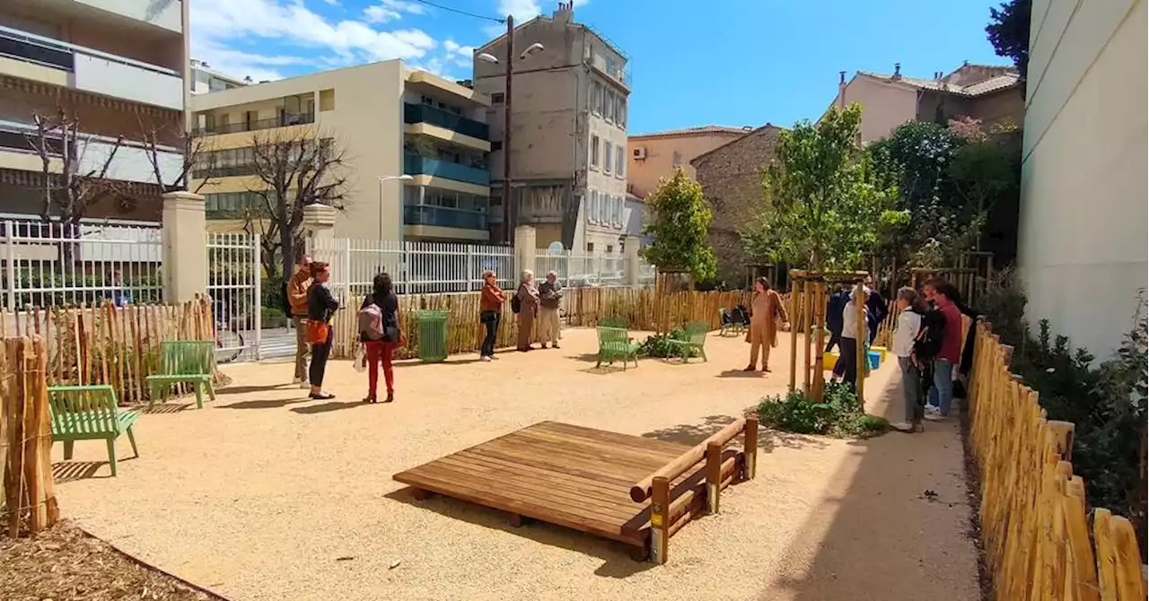 Marseille - Vauban : un petit jardin public revégétalisé ouvert à l'été