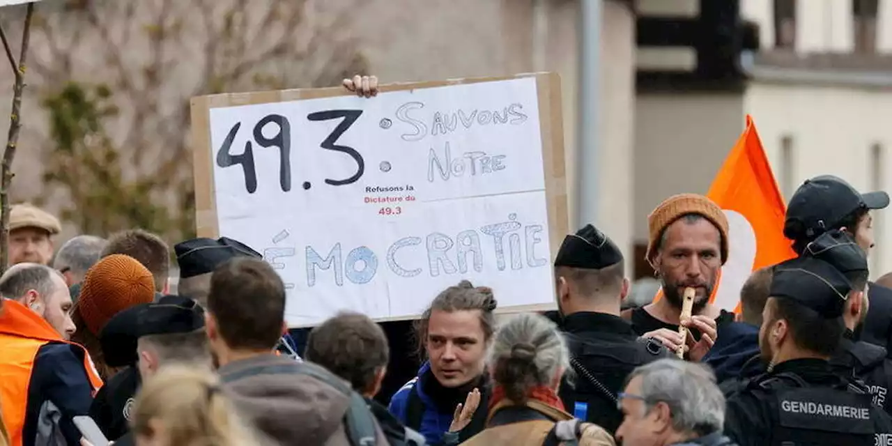 Alsace : des manifestants repoussés avant une visite d’Emmanuel Macron