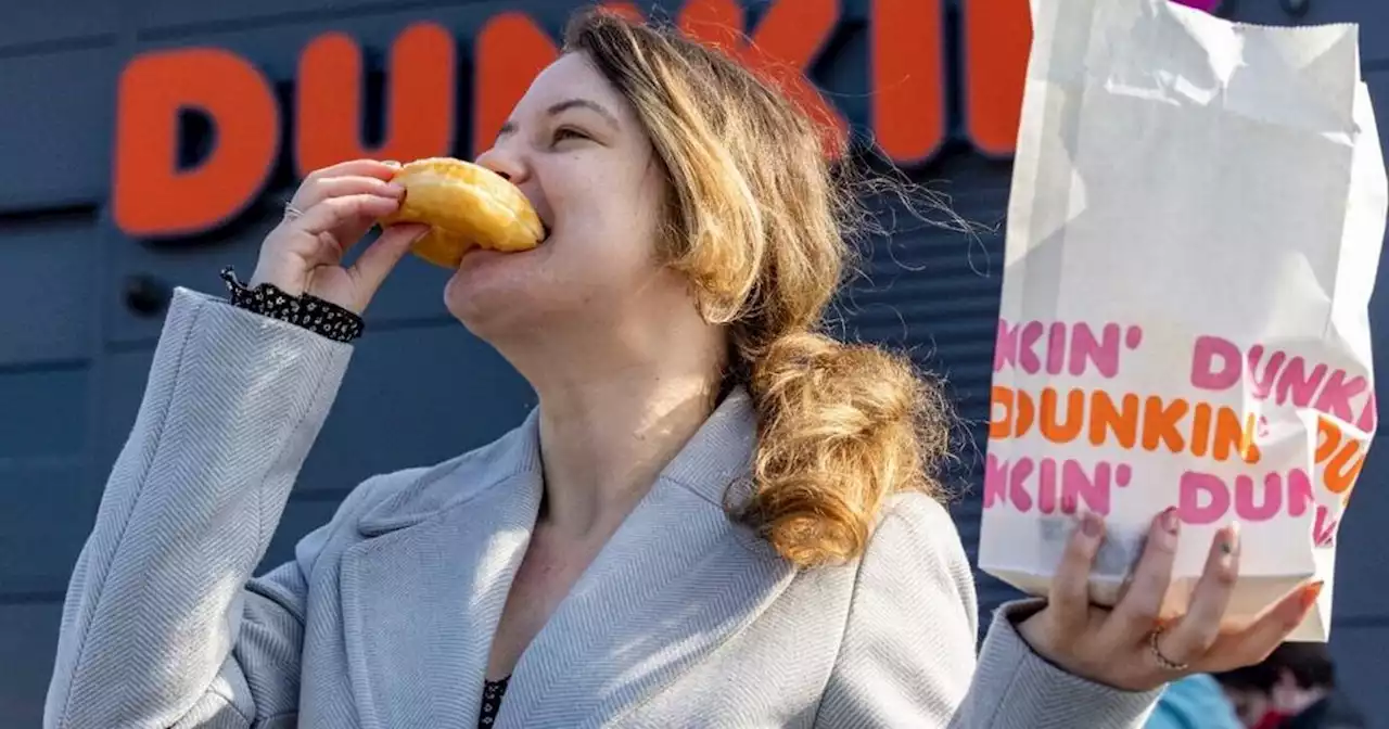 We tried Lancs' first Dunkin' Donuts and it was like being in the Big Apple