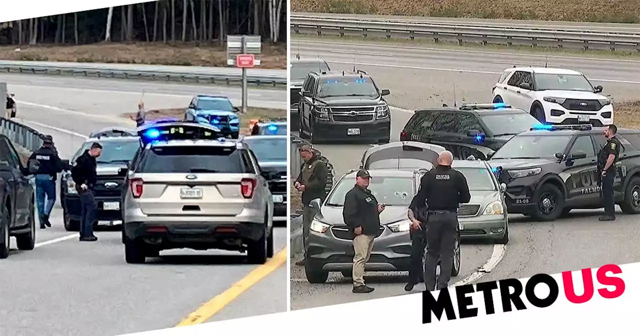 Man arrested after four people shot dead and three gunned down on highway