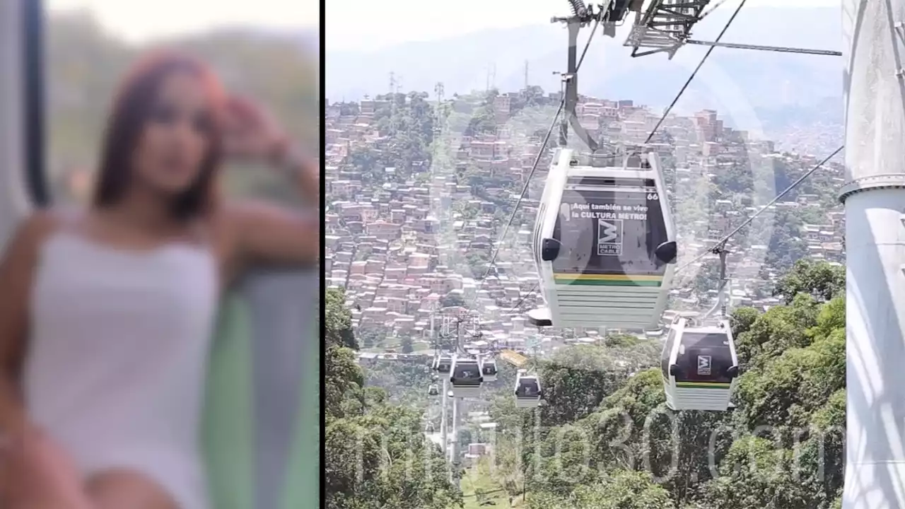 [VIDEO] Graban otro video para adultos en el Metro de Medellín