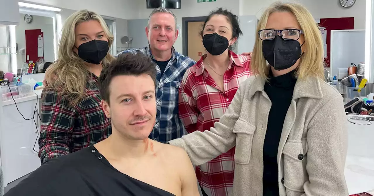 Corrie share BTS look at Ryan acid attack prosthetics that take hours to prepare