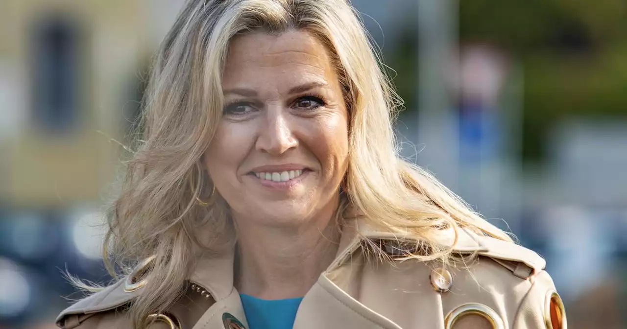 Netherlands' Queen Maxima puts fashion before function in unusual statement coat