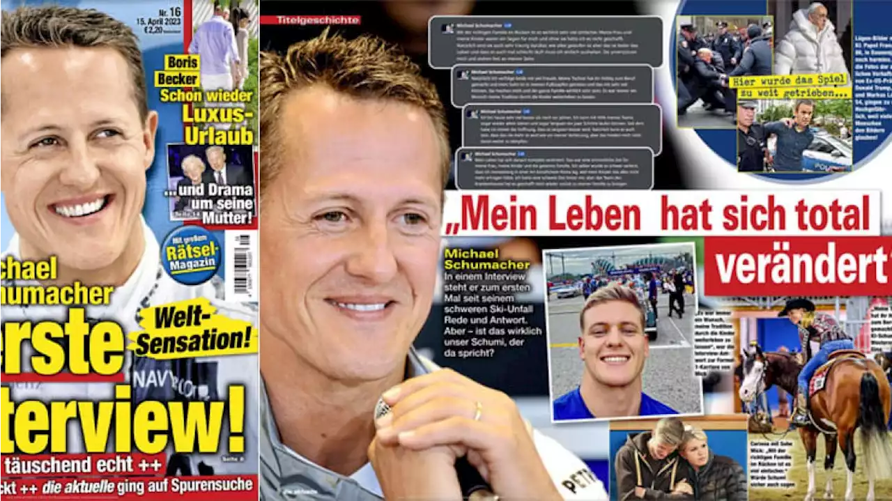 Escándalo mundial: Una entrevista alemana publicó una falsa entrevista a Michael Schumacher