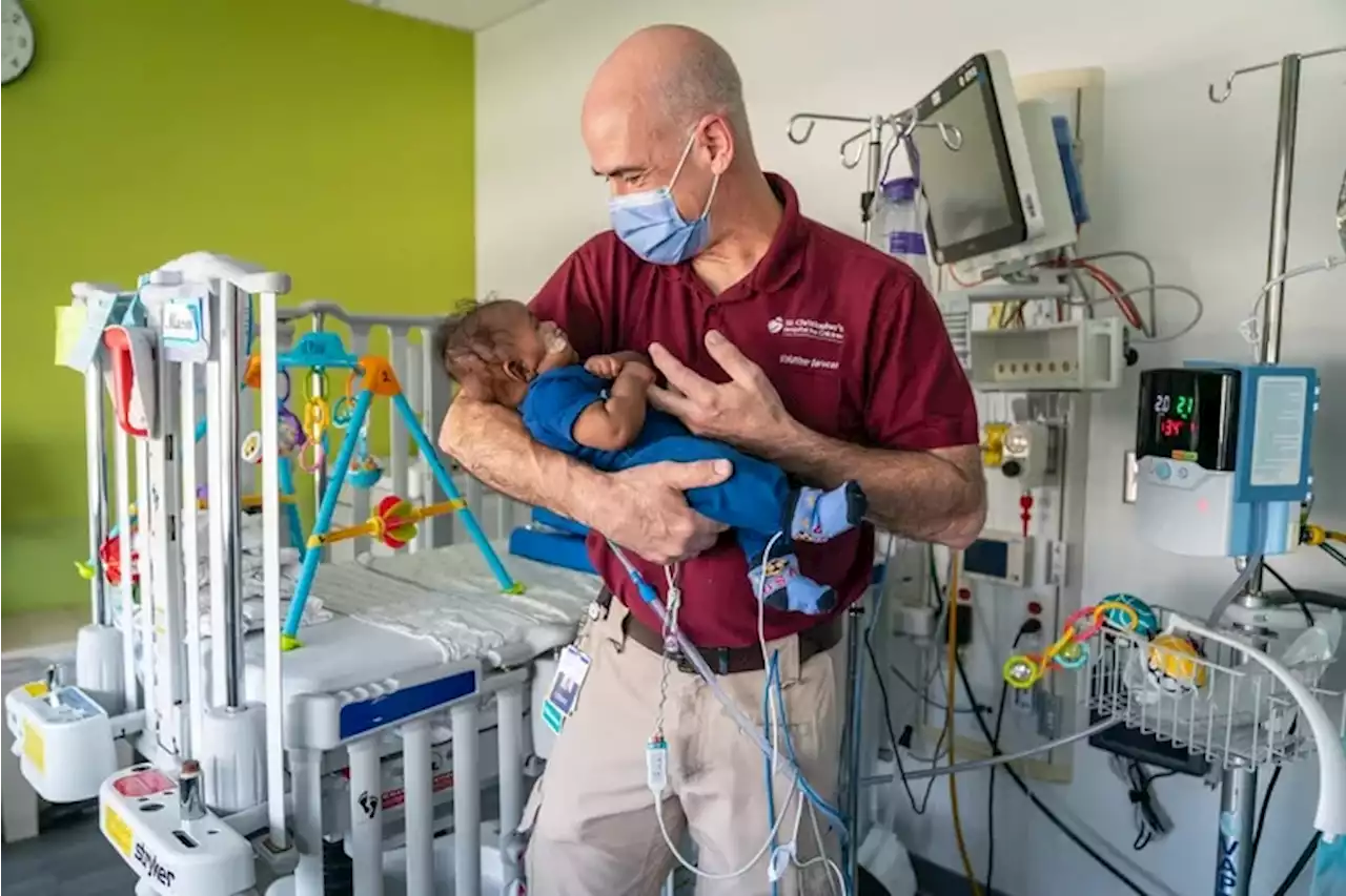 For 20 years, he’s volunteered at the Philly children’s hospital where his son died