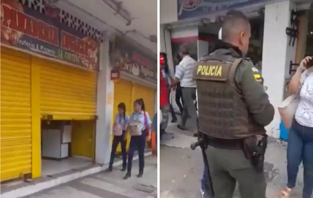 Clientes de panadería en Barranquilla vivieron susto por explosivo que los puso a correr - Pulzo