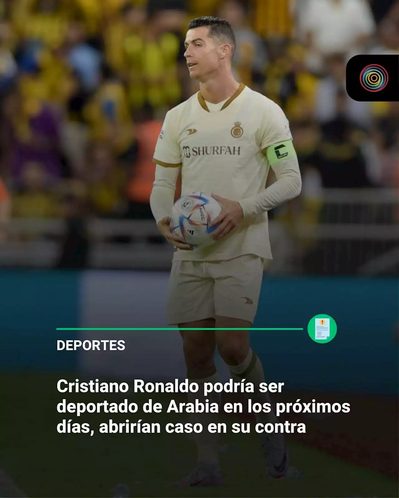 Cristiano Ronaldo podría ser deportado de Arabia por gesto obsceno; le recordaron a Messi - Pulzo