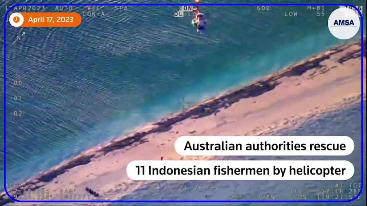 Australia rescues Indonesian fishermen from desert island after cyclone