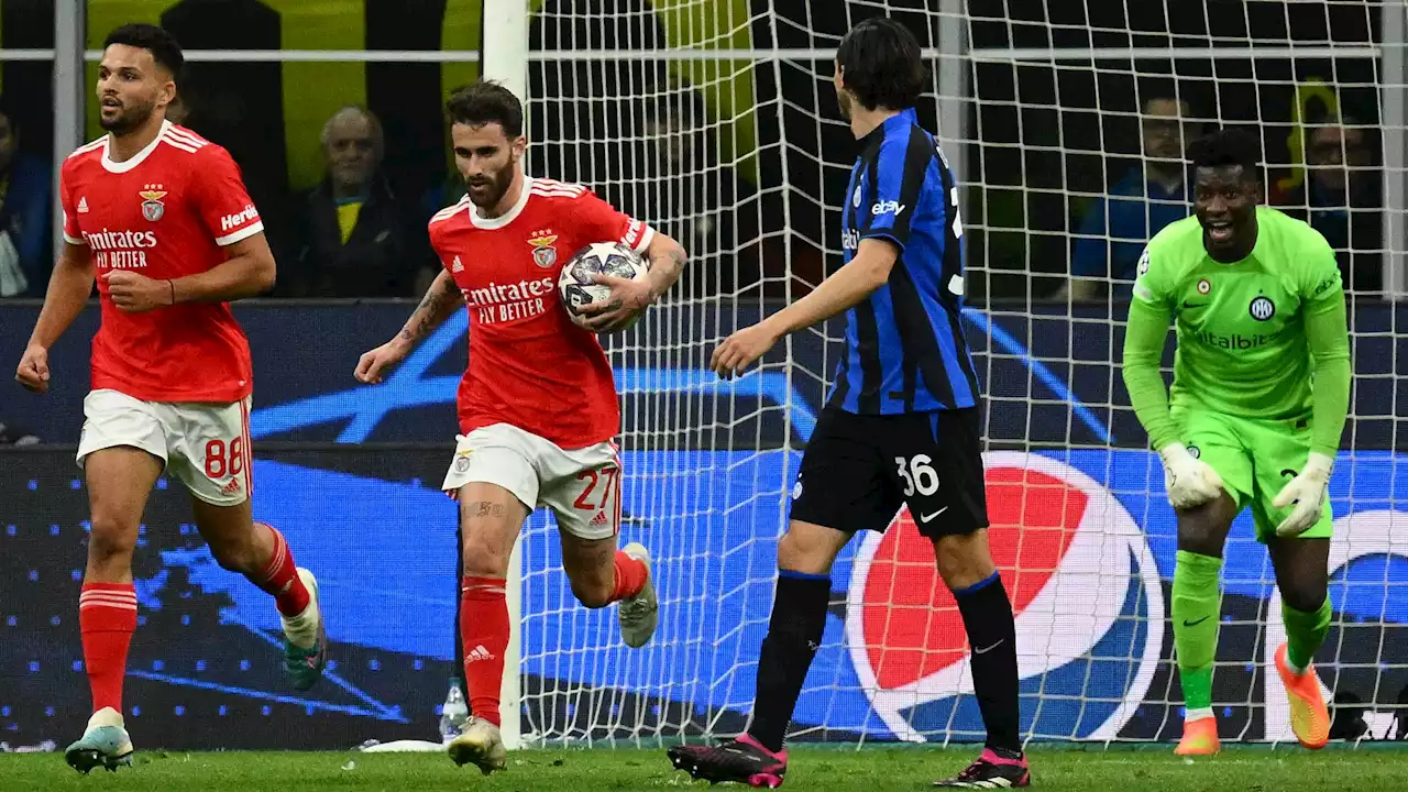 EN DIRECT - Inter Milan-Benfica: les Portugais poussent, les Intéristes font le dos rond