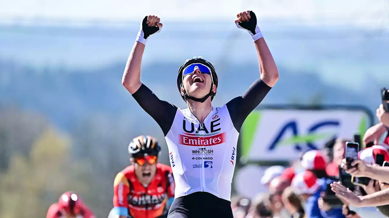 Inarrêtable: Tadej Pogacar domine ses adversaires et remporte la Flèche Wallonne