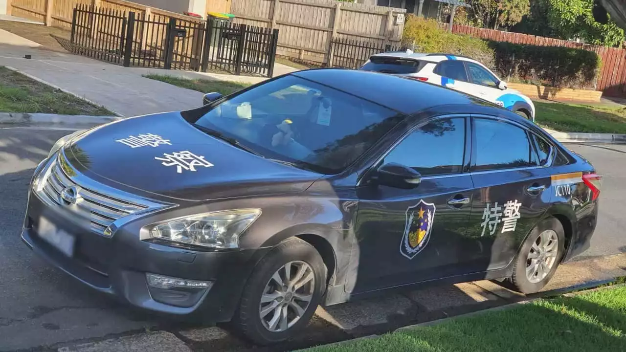 Troll or spy? Why this fake Chinese police car spotted in Australia has caused a stir