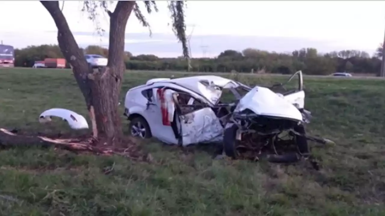 Accidente fatal en Zárate: un muerto al chocar contra un árbol en la ruta