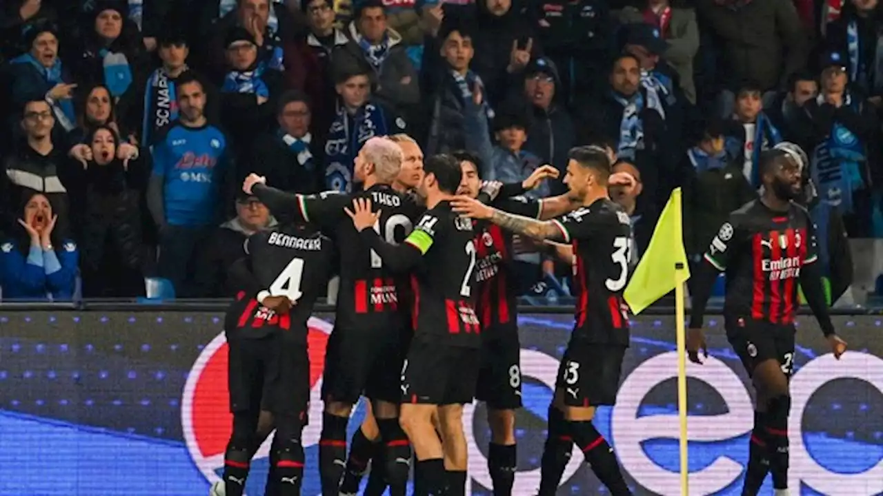 Milan igualó 1-1 con Napoli y se clasificó a las semifinales de la Champions League